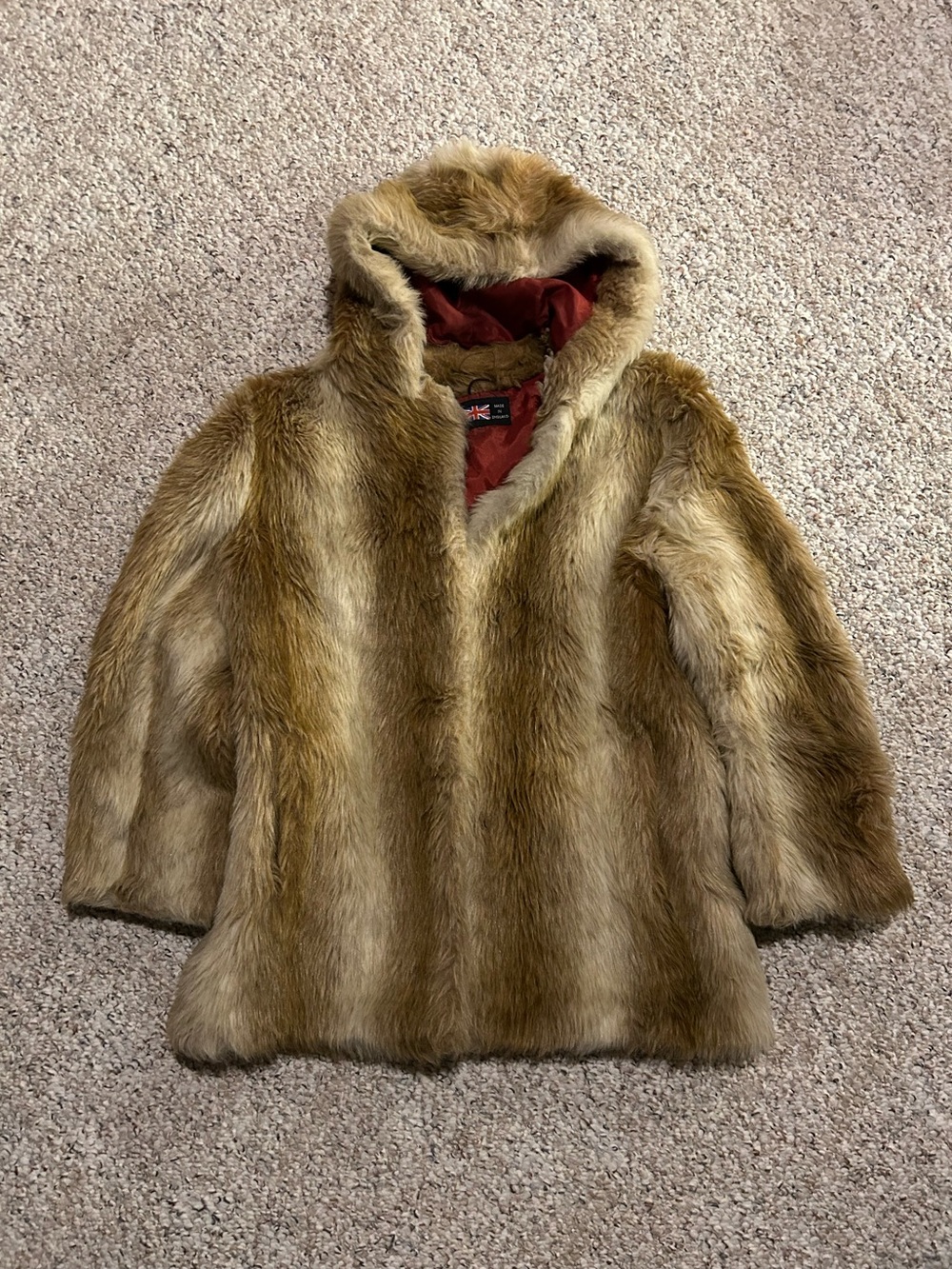 Vintage Everay Women’s Brown Faux Fur Coat